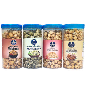 Peri Peri,Tangy Tomato,BBQ,Curry Leave Makhanas-85g*4
